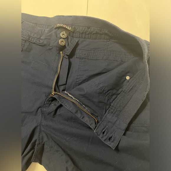 Roz & Ali Women’s Navy Capri Pants Size 14 - Picture 6 of 14